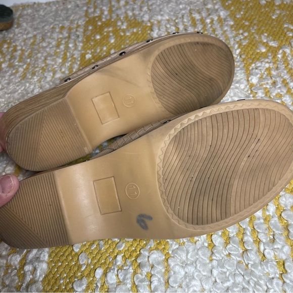 Falls Creek Womens Size 11 Willa Faux Leather Clog Slip On Shoe Tan - Picture 6 of 7